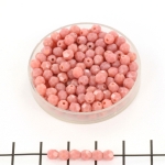 Tsjechisch facet rond 4 mm - carnation pink