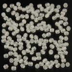 Tsjechisch facet rond 3 mm - matte crystal