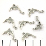 connector dolphin - silver