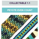 verzamelkaart miyuki beading - 1.1 peyote even count