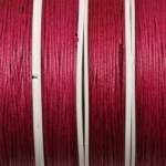 waxed cord 1 mm - dark pink