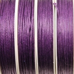 waxed cord 1 mm - purple