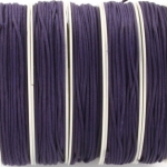 waxed cord 1 mm - purple
