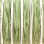waxed cord 1 mm - dark olive green
