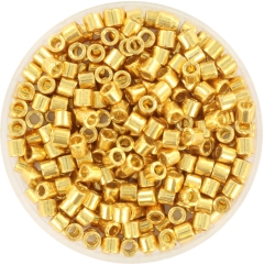 miyuki delica's 8/0 duracoat galvanized gold - beads 