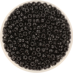 miyuki seed beads 8/0 opaque black - beads 