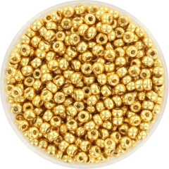 Miyuki ROUND 8/0 Seed Beads DURACOAT GALVANIZED GOLD (5 tube)