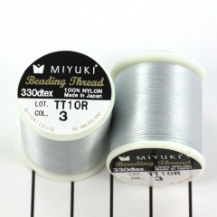 miyuki beading thread 50 meter silver - thread 