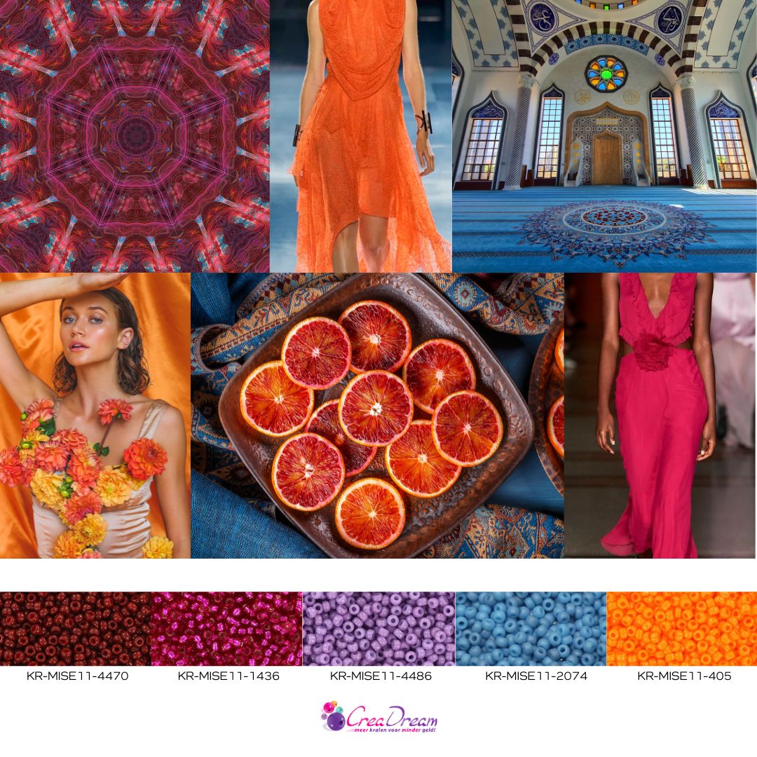 Extra foto's miyuki rocailles 11/0 - modekleuren herfst winter 2025-2026 warm symphony