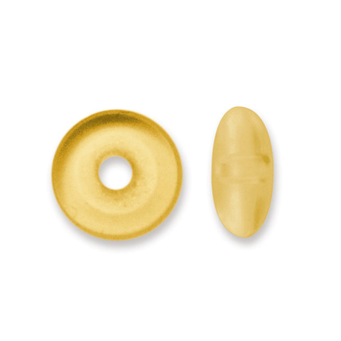 Extra pictures bead spacer - gold 1.5mm