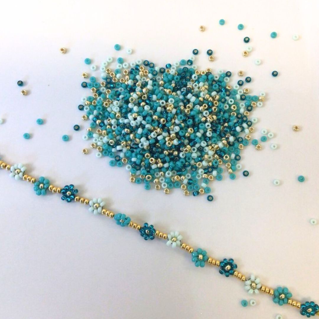 Extra pictures miyuki seed beads 11/0 - Indian blue