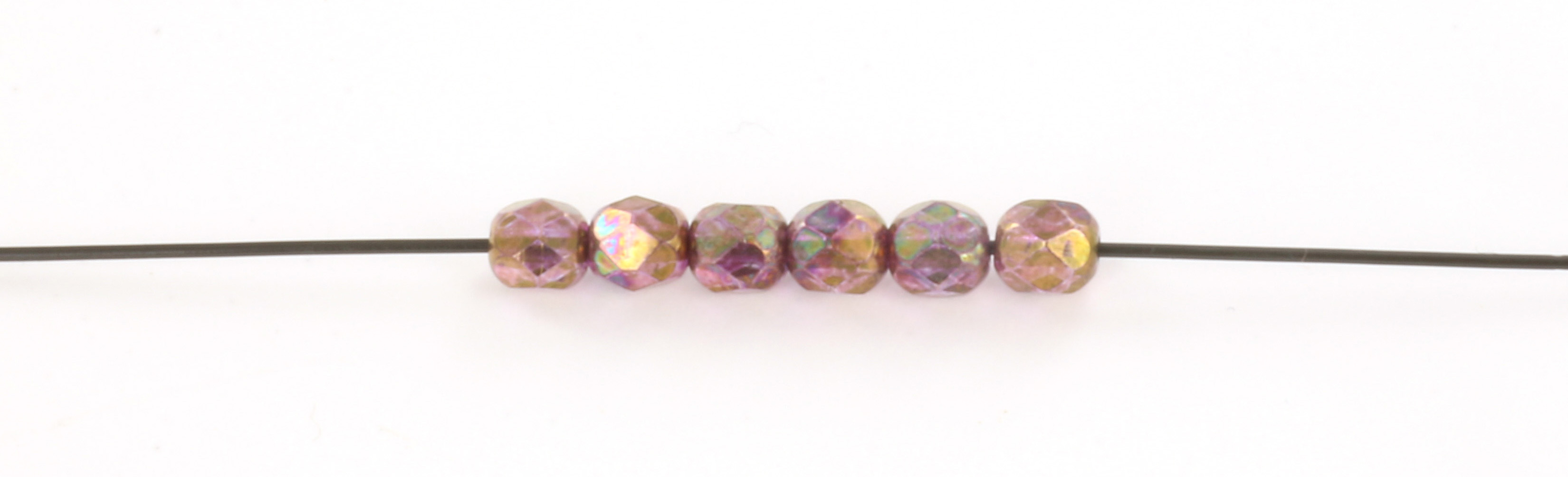 Extra pictures Czech faceted round 4 mm - crystal bronze vega
