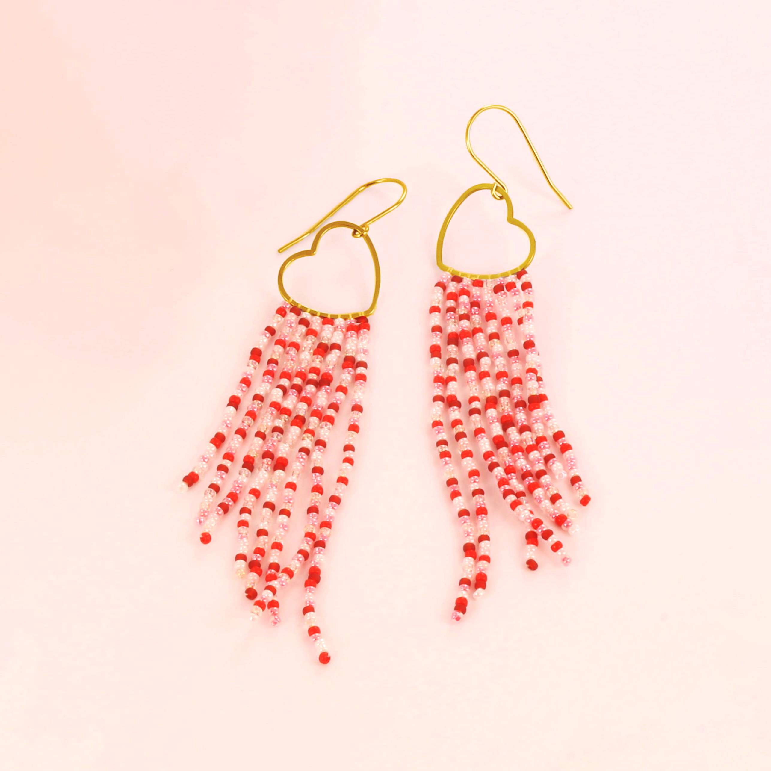 Extra foto's Maak je eigen fringe oorbellen - love sprinkles