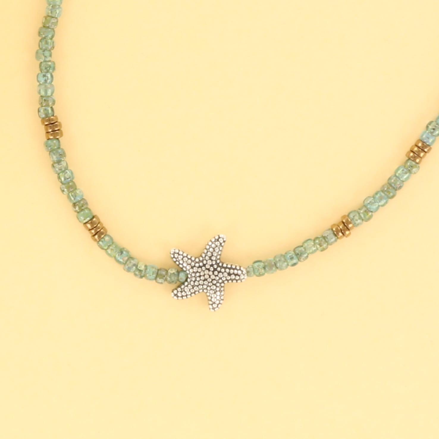 Extra pictures DIY package - necklace seed beads with spacers