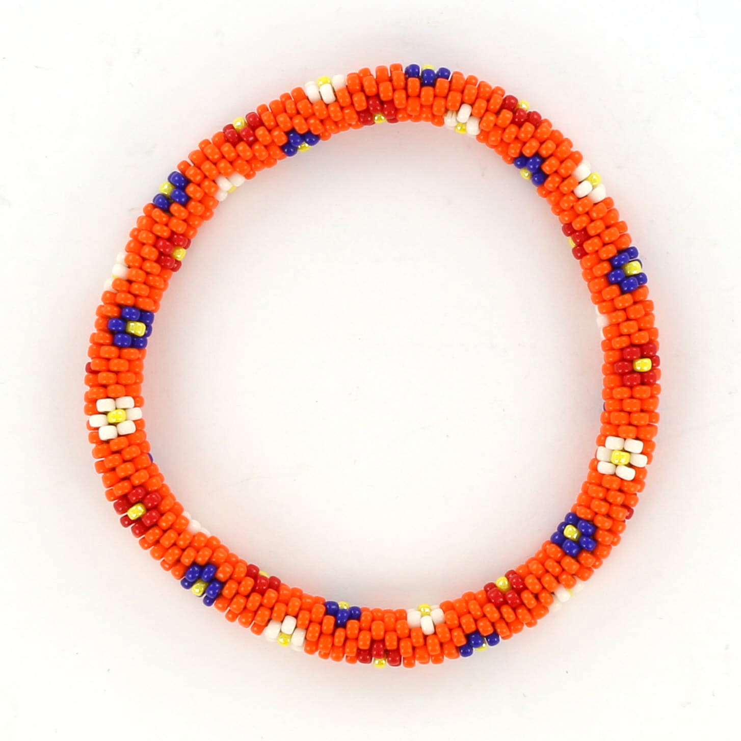 Extra foto's DIY kit armband haken met 11/0 - nederlandse bloemen