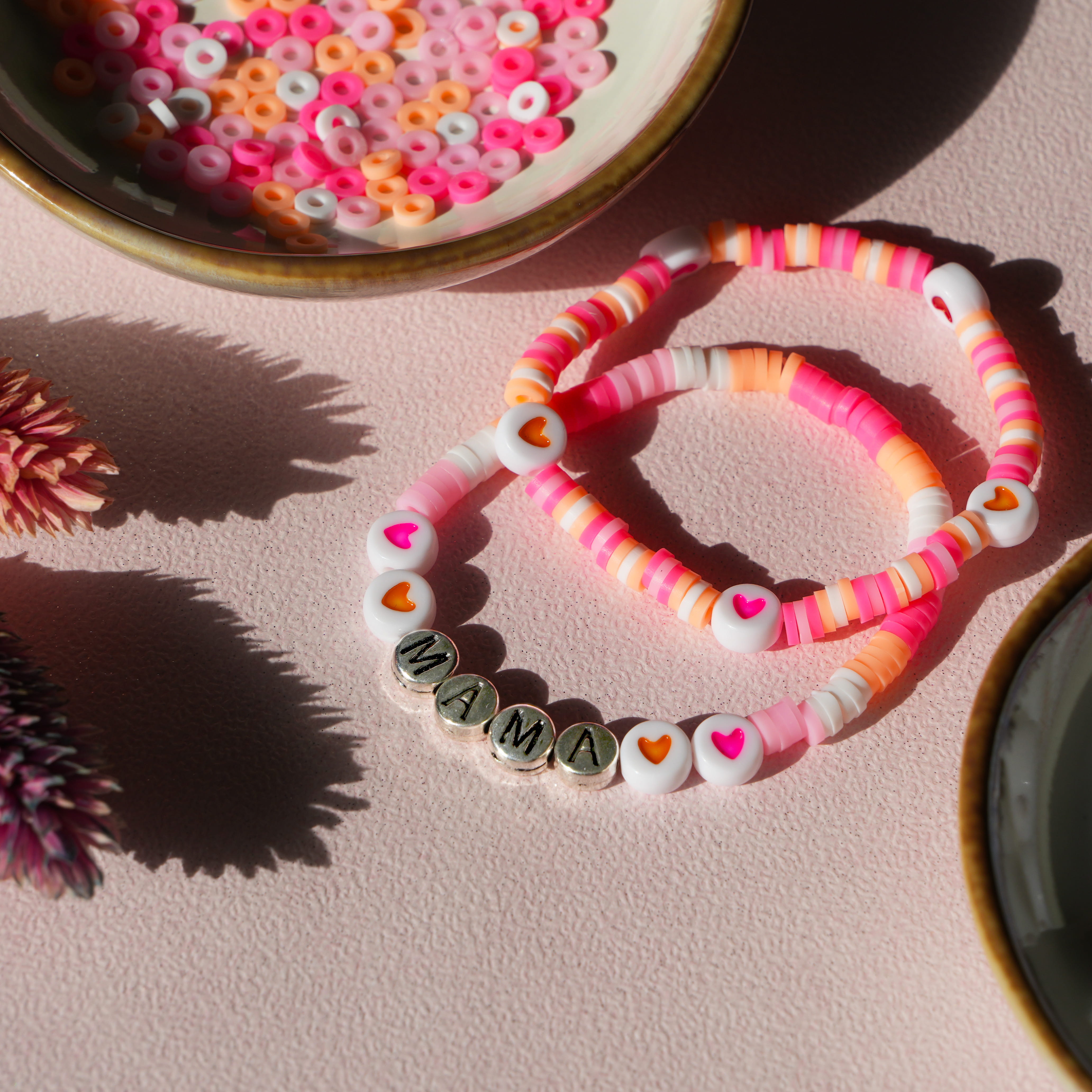Extra foto's DIY pakket - mama armbandjes