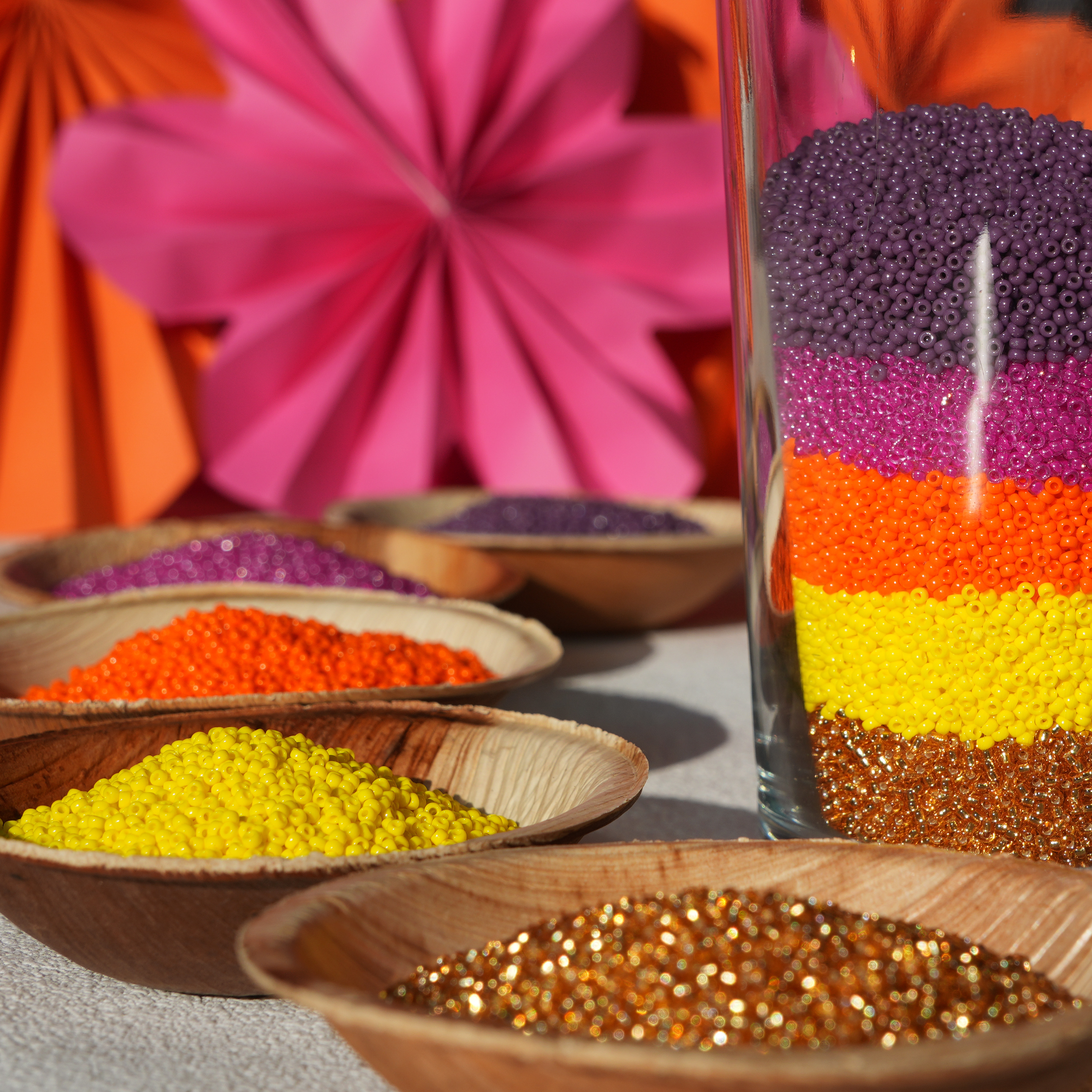 Extra foto's miyuki rocailles 11/0 - tropical punch