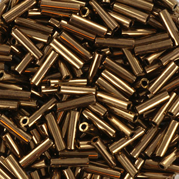 Extra foto's miyuki bugles 6 mm - metallic dark bronze