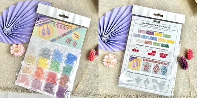 Extra pictures Miyuki Colorpack - 16 colors 11/0 delica beads - pastel colors