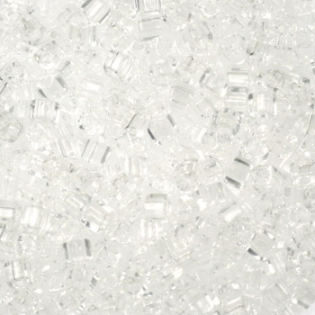 Extra foto's miyuki cubes 1.8 mm - transparant crystal
