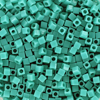 Extra pictures miyuki cubes 1.8 mm - opaque turquoise green