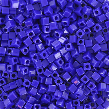 Extra foto's miyuki cubes 1.8 mm - opaque cobalt