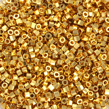 miyuki seed beads 11/0 24kt gold plated - beads 