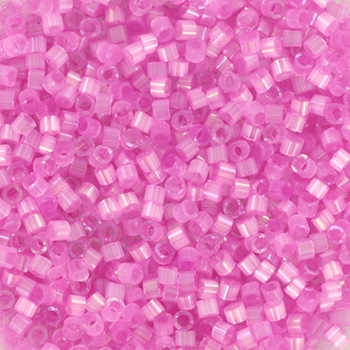 Extra foto's miyuki delica's 11/0 - silk satin dyed fuchsia