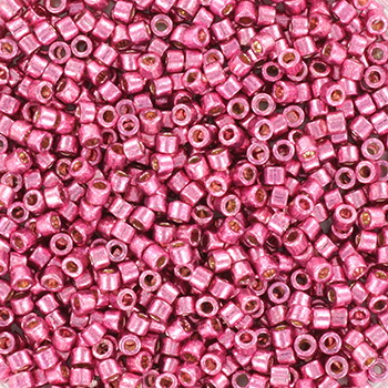 Extra pictures miyuki delica's 11/0 - duracoat galvanized hot pink 