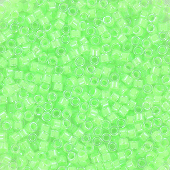 Extra pictures miyuki delica's 11/0 - luminous mint green
