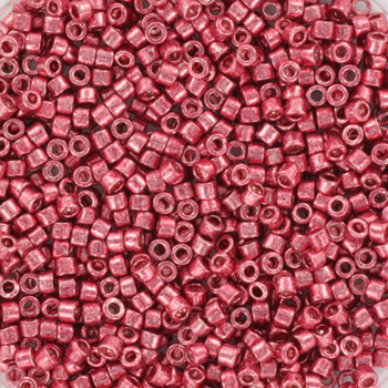 Extra foto's miyuki delica's 11/0 - galvanized light cranberry