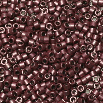 Extra foto's miyuki delica's 11/0 - galvanized dark mauve