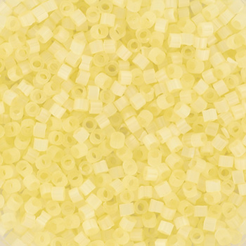 Extra pictures miyuki delica's 11/0 - silk satin lemon ice