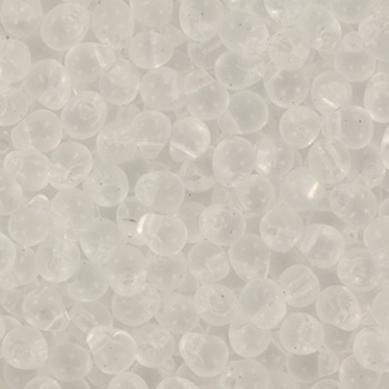 Extra foto's miyuki drop 3.4 mm - transparent matte crystal