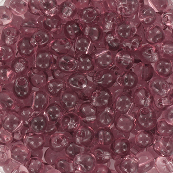 Extra pictures miyuki drop 3.4 mm - transparant smoky amethyst