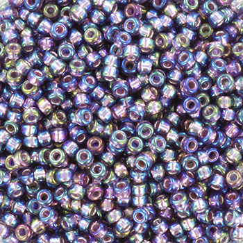 Extra pictures miyuki seed beads 11/0 - silverlined ab amethyst