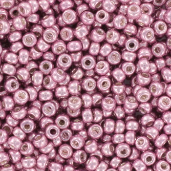 Extra foto's miyuki rocailles 11/0 - galvanized light raspberry