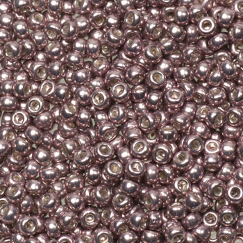 Extra foto's miyuki rocailles 11/0 - galvanized dusty mauve
