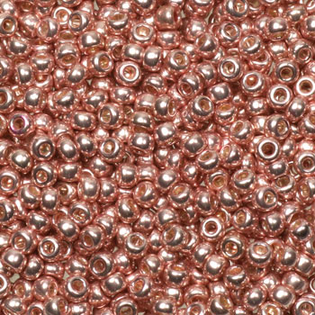 Extra foto's miyuki rocailles 11/0 - galvanized blush
