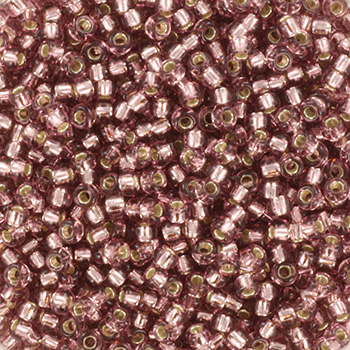 Extra pictures miyuki seed beads 11/0 - silverlined smoky amethyst