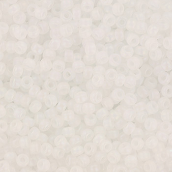 Extra pictures miyuki seed beads 11/0 - transparant matte ab crystal