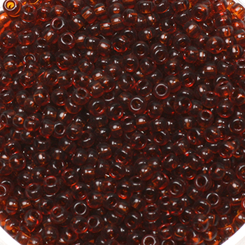 Extra pictures miyuki seed beads 11/0 - transparant extra dark topaz