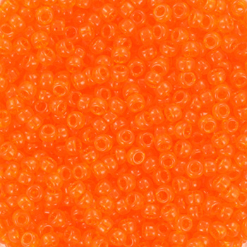 Extra pictures miyuki seed beads 11/0 - transparant orange