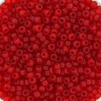 Extra pictures miyuki seed beads 11/0 - transparant matte ruby