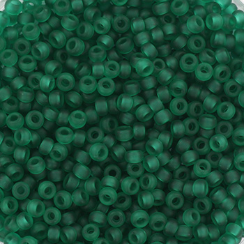 Extra pictures miyuki seed beads 11/0 - transparant matte emerald