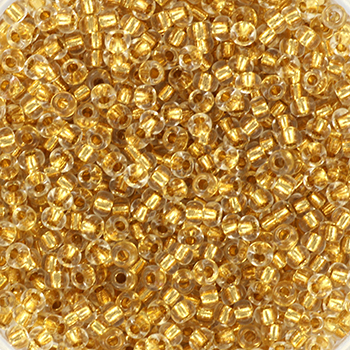 Extra pictures miyuki seed beads 11/0 - 24kt gold lined crystal