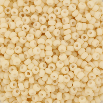 Extra pictures miyuki seed beads 11/0 - opaque matte antique beige