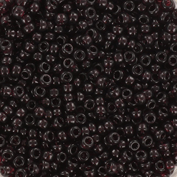 Extra foto's miyuki rocailles 11/0 - transparant extra dark smoky amethyst