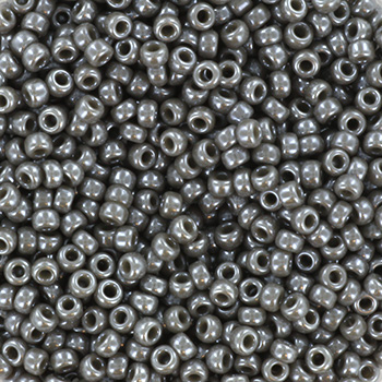 Extra pictures miyuki seed beads 11/0 - opaque luster smoke