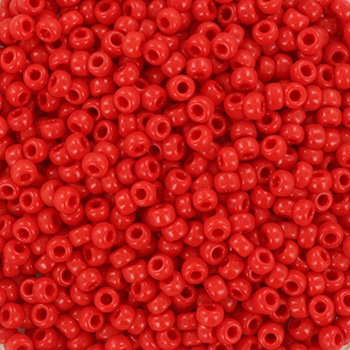 Extra pictures miyuki seed beads 11/0 - opaque red